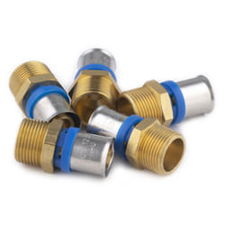 Noyon&thiebault - Raccord mâle à sertir pour tube multicouche Ø20 - M20x27 (3/4) x5 raccords