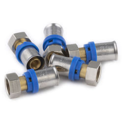 Noyon&thiebault - Raccord femelle écrou libre à sertir pour tube multicouche Ø16 - F12x17 (3/8) x5 raccords