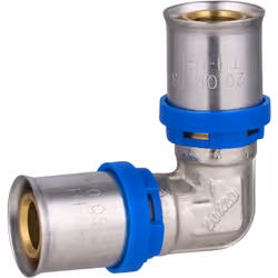 Description générale Raccord multicouche à sertir coude égal disponible en plusieurs diamètres (16, 20 et 26). Conçu pour une ...