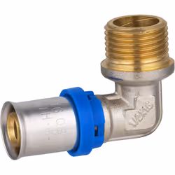 Coude mâle à sertir pour tube Multicouche permettant la réalisation d’un circuit d’alimentation en eau chaude ou en eau froid ...