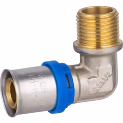 Coude mâle à sertir pour tube Multicouche permettant la réalisation d’un circuit d’alimentation en eau chaude ou en eau froid ...