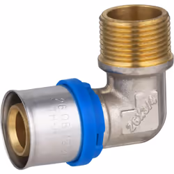 Coude mâle à sertir pour tube Multicouche permettant la réalisation d’un circuit d’alimentation en eau chaude ou en eau froid ...