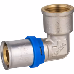 Coude femelle à sertir pour tube Multicouche permettant la réalisation d’un circuit d’alimentation en eau chaude ou en eau fr ...