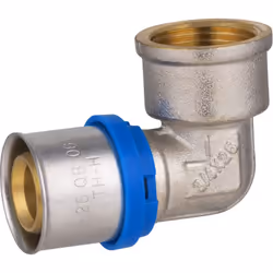Coude femelle à sertir pour tube Multicouche permettant la réalisation d’un circuit d’alimentation en eau chaude ou en eau fr ...