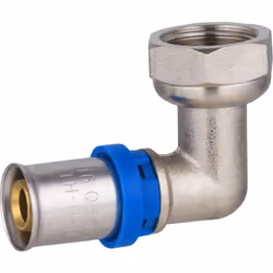 Coude femelle à sertir pour tube Multicouche permettant la réalisation d’un circuit d’alimentation en eau chaude ou en eau fr ...