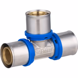 Té égal à sertir pour tube Multicouche permettant la réalisation d’un circuit d’alimentation en eau chaude ou en eau froide d ...