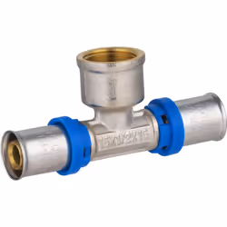 Té à sertir pour tube Multicouche permettant la réalisation d’un circuit d’alimentation en eau chaude ou en eau froide dans u ...