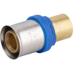 Jonction de conversion multicouche à sertir / cuivre à souder NOYON & THIEBAULT Ø20 multicouche - Ø14 cuivre