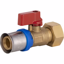 Vanne à sertir pour tube Multicouche permettant de contrôler l'alimentation en eau dans un logement individuel ou un habitat  ...