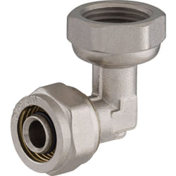 Noyon&thiebault - Coude multicouche à compression écrou mobile Ø16 - F15x21 (1/2) Ø16 - F15x21 (1/2)