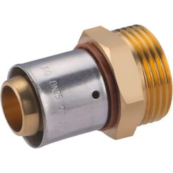 Noyon&thiebault - Raccord mâle à sertir pour tube per Ø25 - M26x34 (1')