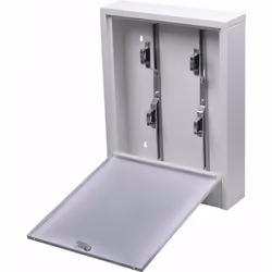 Coffret mural en métal pour une fixation pratique et esthétique des collecteurs. Il permet la fixation et la protection de de ...