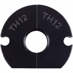 Paire d'inserts pour mâchoires profil TH diamètre 12. Convient pour une pince à sertir manuelle.