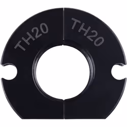 Paire d'inserts pour mâchoires profil TH diamètre 20. Convient pour une pince à sertir manuelle.