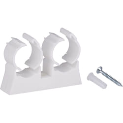 Noyon&thiebault - Collier de fixation double pour tube multicouche nu Ø20 x10 colliers doubles