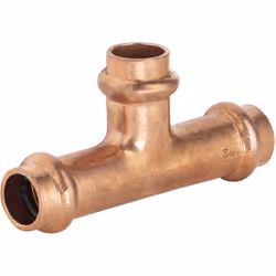 Té égal à sertir pour tubes en cuivre de diamètre 12mm Très pratique pour réaliser une dérivation dans un circuit d'eau potab ...