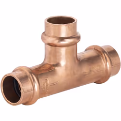Té égal à sertir pour tubes en cuivre de diamètre 16mm Très pratique pour réaliser une dérivation dans un circuit d'eau potab ...