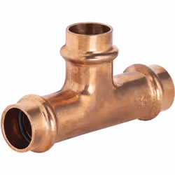 Té égal à sertir pour tubes en cuivre de diamètre 18mm Très pratique pour réaliser une dérivation dans un circuit d'eau potab ...