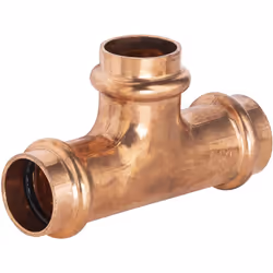 Té égal à sertir pour tubes en cuivre de diamètre 22mm Très pratique pour réaliser une dérivation dans un circuit d'eau potab ...
