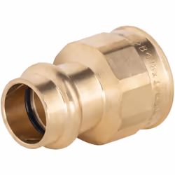 Manchon à sertir pour tube en cuivre de diamètre 18mm - femelle 3/4 (20x27) Ce raccord en laiton est utile pour relier un tub ...