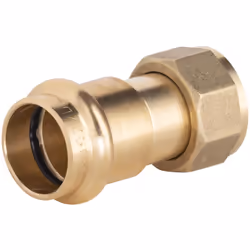 Raccord à sertir pour tube en cuivre de diamètre 22mm - femelle écrou prisonnier 3/4 (20x27) Ce raccord en laiton est utile p ...