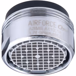 Aérateur mâle 24x100 (lavabo ou évier) hydro-économe. Bague en inox. Joint d'étanchéité caoutchouc fourni. Grille en polymère ...