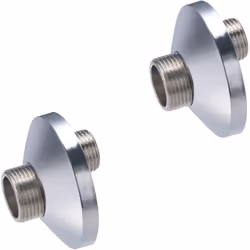 - raccord excentré de 10 mm mâle mâle avec rosace M15x21 M20x27 - photos non contractuelles