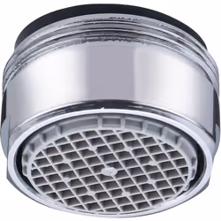 Aérateur anticalcaire Mâle 24x100 Modèle chromé Grille anti-calcaire Le calcaire accumulé se nettoie en passant son doigt Nor ...