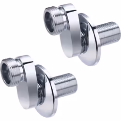- raccord excentré de 40 mm mâle mâle avec rosace M15x21 M20x27 - photos non contractuelles