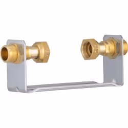 - Support de compteur acier avec raccords mâle femelle écrou libre 3/4'. - Entraxe de 100 à 110 mm. - Pour raccordement d'un  ...