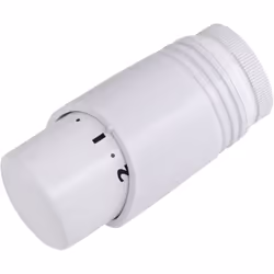 Tête thermostatique de chauffage pour robinet de radiateur ou sèche serviette - Raccordement au robinet M30x150 - Finition Bl ...