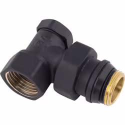 Coude de réglage de chauffage pour robinet de radiateur ou sèche serviette - Raccordement equerre mâle femelle 15x21 (1/2) -  ...