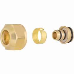 Raccord eurocone 3/4 (20x27) Pour raccordement sur collecteur plancher chauffant Pour tube PER diamètre 16 mm (épaisseur 1.5  ...