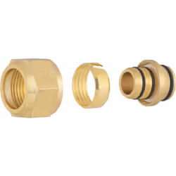 Raccord eurocone 3/4 (20x27) Pour raccordement sur collecteur plancher chauffant Pour tube PER diamètre 20 mm (épaisseur 1.9  ...