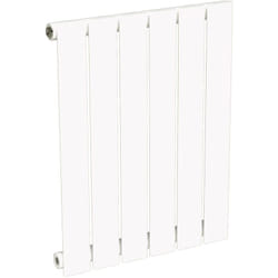 Radiateur nytia simple lame 600x452 Blanc