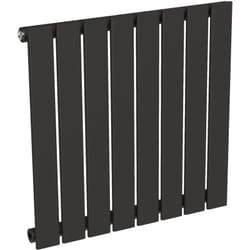 Radiateur nytia simple lame 600x604 Noir mat
