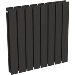 Radiateur nytia double lame 600x604 Noir mat