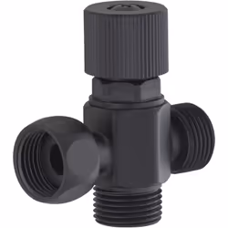 - Robinet WC 3 Voies - Robinet de WC pour alimentation de la chasse d'eau - Raccordement mâle 3/8 (12x17) sur arrivée d'eau - ...