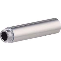 Allonge Mâle 1/2 (15x21) - Femelle 1/2 (15x21) - Longueur 100 mm - Permet d'éloigner le robinet du mur - Etanchéité avec ruba ...