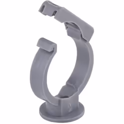 - Colliers inoxydables pour la fixation de tube PVC d'évacuation des eaux usées aux murs et aux plafonds. - Comprend un inser ...