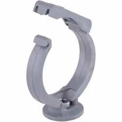 - Colliers inoxydables pour la fixation de tube PVC d'évacuation des eaux usées aux murs et aux plafonds. - Comprend un inser ...