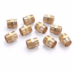 Manchon à souder pour tube en cuivre de diamètre 16 mm - sortie mâle 1/2 (15x21) Ce manchon en laiton permet de raccorder un  ...