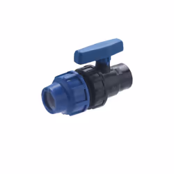Vanne en plastique pour tube en polyéthylène de diamètre 20 mm - sortie femelle 1/2 (15x21) Elle permet de réaliser un circui ...