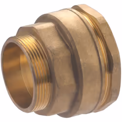 Raccord en laiton pour tube polyéthylène de diamètre 63 mm - sortie mâle 2' (50x60) Il permet de réaliser un circuit d'alimen ...