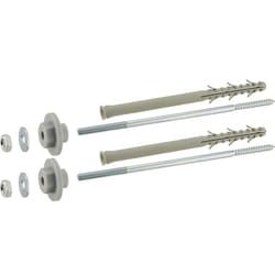 Noyon&thiebault - Fixation de lavabo sur mur isolé avec polystyrène Longueur 260 mm