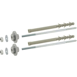 Noyon&thiebault - Fixation de lavabo sur mur isolé avec polystyrène Longueur 220 mm