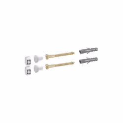 Fixations WC NOYON Tirefonds 6x60 mm Chevilles 8x40 mm - 4213-C2 - Dimensions vis à bois (cm) : 0,6 x 6 Dimensions chevilles  ...