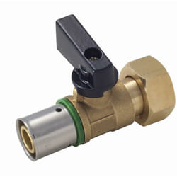 Noyon&thiebault - Mini vanne 1/4 tour à sertir profil th sur tube per ø 12 mm à visser femelle écrou libre F1/2' (15x21) Bague à sertir en inox