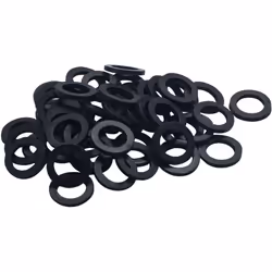 - Joint plat en caoutchouc EPDM noir pour intérieur de raccord - Température d'utilisation : mini -55 °C / maxi +100 °C - Nor ...