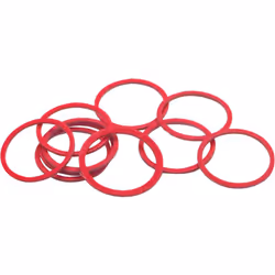 - Joint plat en fibre rouge pour extérieur de raccord : tête de robinet, bouchon purge ou vidange, purgeur - température util ...